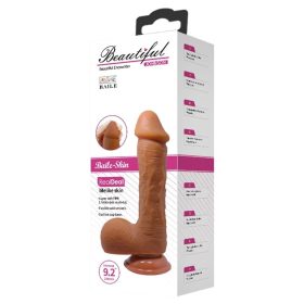 Beautiful Johnson 9.2" Dildo Brown