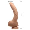 Beautiful Jack 10.6" Vibrating Dildo