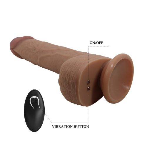 Pretty Love Tommy 8.9" Vibrating Dildo