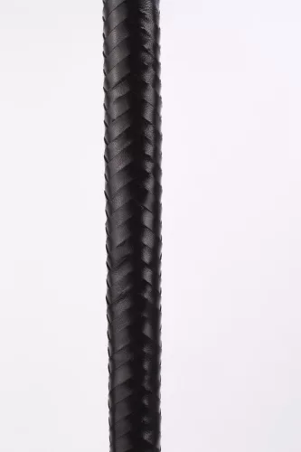 28" Kid Leather 9 Tails Flogger Black_B15O25_3