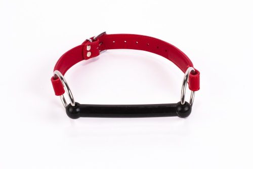 Calf Softy Leather Top and Lamb Leather padding with Silicone Mouth Piece Red