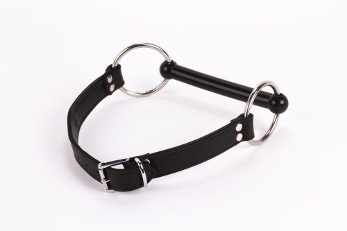 Calf Softy Leather Top and Lamb Leather padding with Silicone Mouth Piece Black