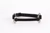 Calf Softy Leather Top and Lamb Leather padding with Silicone Mouth Piece Black