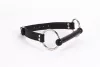 Calf Softy Leather Top and Lamb Leather padding with Silicone Mouth Piece Black