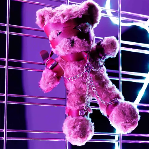 Crushious Crushito Bondage Plüssmackó 31 cm piros