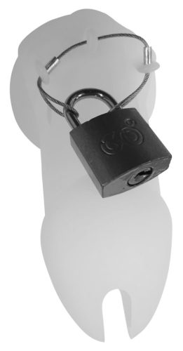 Bran – Silicone Men's Self-Retaining Cage, 9 x 3 cm, Black