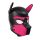 PUPPY – pink neoprene hood for a sensual experience
