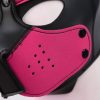 PUPPY – pink neoprene hood for a sensual experience