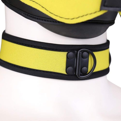 Yellow neoprene necklace - a stylish and versatile accessory