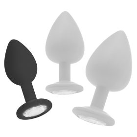 Plug Diamond Regular – elegant anal accessory, black