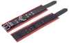 Leather anklets – black and red premium sensuality