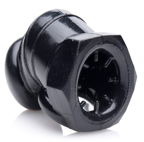 Detained – 7 cm long premium locking cage black