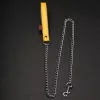 Leather Handle Leash – 1m Yellow, Stylish and Premium
