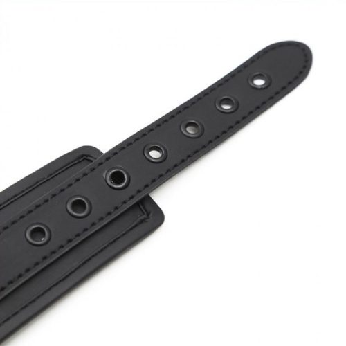 Prémium fekete nyakörv pórázzal - elegáns vezérlés élményéhez