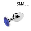 Jewel plug Blue – stylish anal accessory 6x2.7 cm