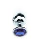 Jewel plug Blue – stylish anal accessory 6x2.7 cm