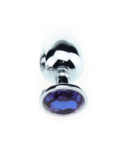 Jewel plug Blue – stylish anal accessory 6x2.7 cm
