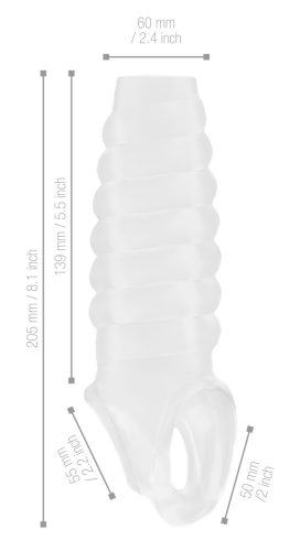 Sono N°21 – prémium pénisz hüvely 14 x 6 cm