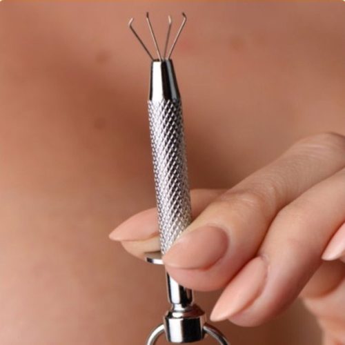 Sensual nipple tweezers with Extreme Sensations hooks