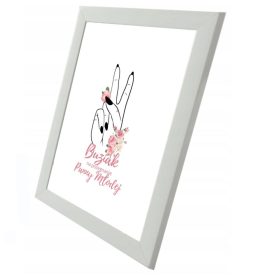 Emléklap buziák fekete plakát keretben