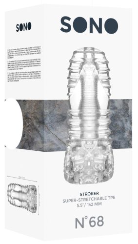 Super Stretch Sono – átlátszó maszturbátor N°68
