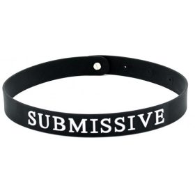 Silicone necklace - sensual submissive jewelry