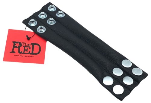 Premium Leather Testicle Stretcher 190g - with 6 snaps