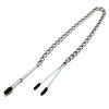 Metal nipple tweezers with chain - premium arousing sensation