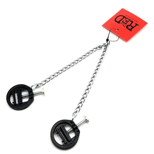 PVC chest clip with chain – stylish pleasure in premium quality