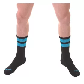   Black and blue training socks – premium comfort and durability