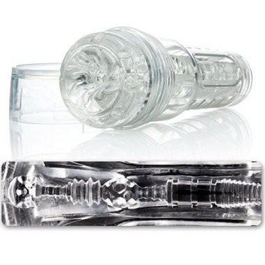 Fleshjack GO Torque – prémium maszturbátor, átlátszó kialakítással