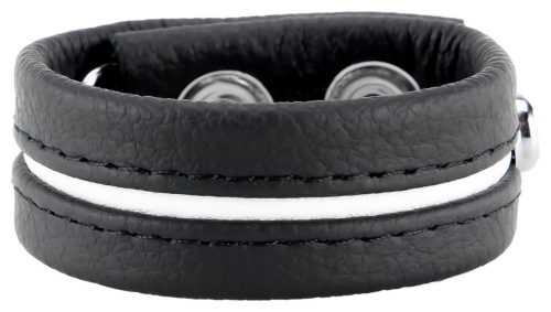Premium Leather Penis Ring – 3 Grades, Black and White