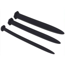 Hexagon – 3 silicone urethra cones (15 cm, 8-12-16 mm)