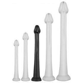 Whale – long black vibrator with a tip of 42 x 6 cm