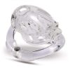 Beam Chastity Cage – átlátszó intim zár 6 x 3 cm
