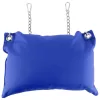Leather Cushion with Metal Chain - 23 x 32 cm, sensual comfort