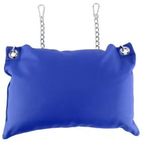   Leather Cushion with Metal Chain - 23 x 32 cm, sensual comfort