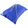 Leather Cushion with Metal Chain - 23 x 32 cm, sensual comfort