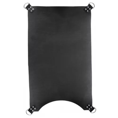 Leather swing – a four-point black experience for pampering