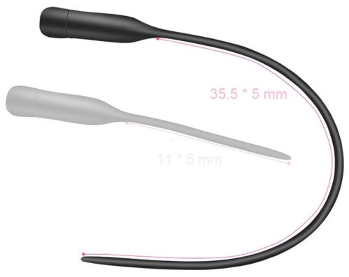 Tigly – vibráló szilikon húgycsőpálca 35cm, 5mm átmérővel