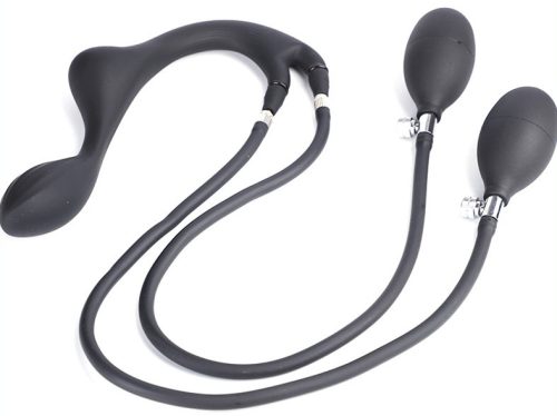 Double Plug – Inflatable Intimate Massager 21 x 6 cm