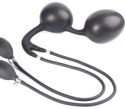 Double Plug – Inflatable Intimate Massager 21 x 6 cm