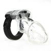 Adjustable transparent cage – intimate lock for increased control