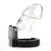 Adjustable transparent cage – intimate lock for increased control