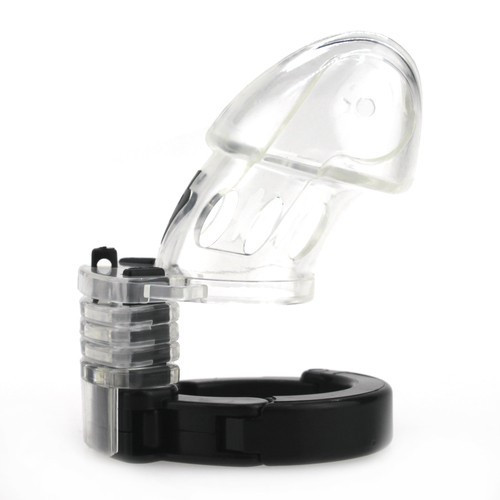 Adjustable transparent cage – intimate lock for increased control