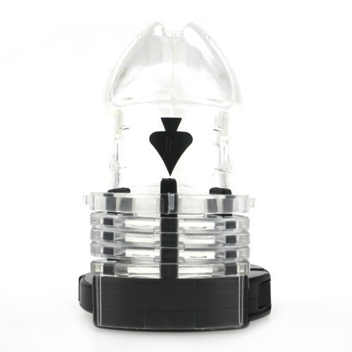 Adjustable transparent cage – intimate lock for increased control