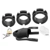 Birdlocked – premium silicone master lock, black