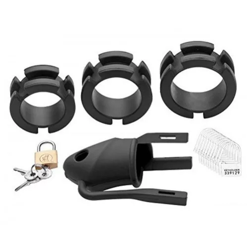 Birdlocked – premium silicone master lock, black