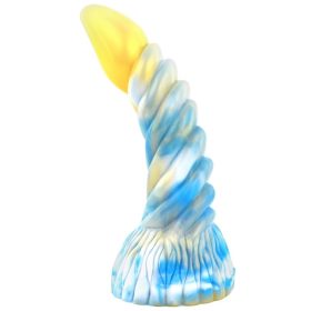 Arkan Dildo - Premium Golden-Blue Intimate Tool 18 cm