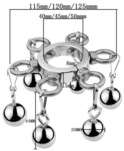 Ball Weight 6 – premium dumbbell with hexagonal pendants